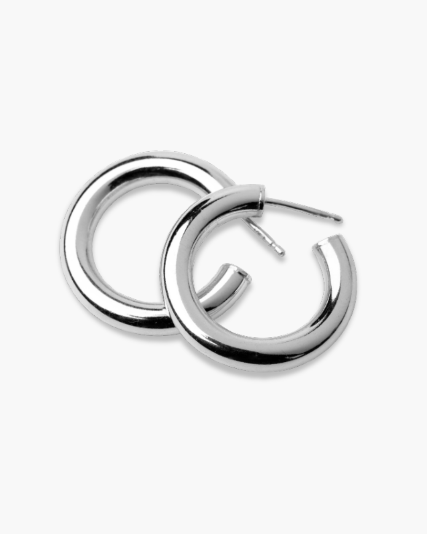 Bold'n'Basic Hoops Silver