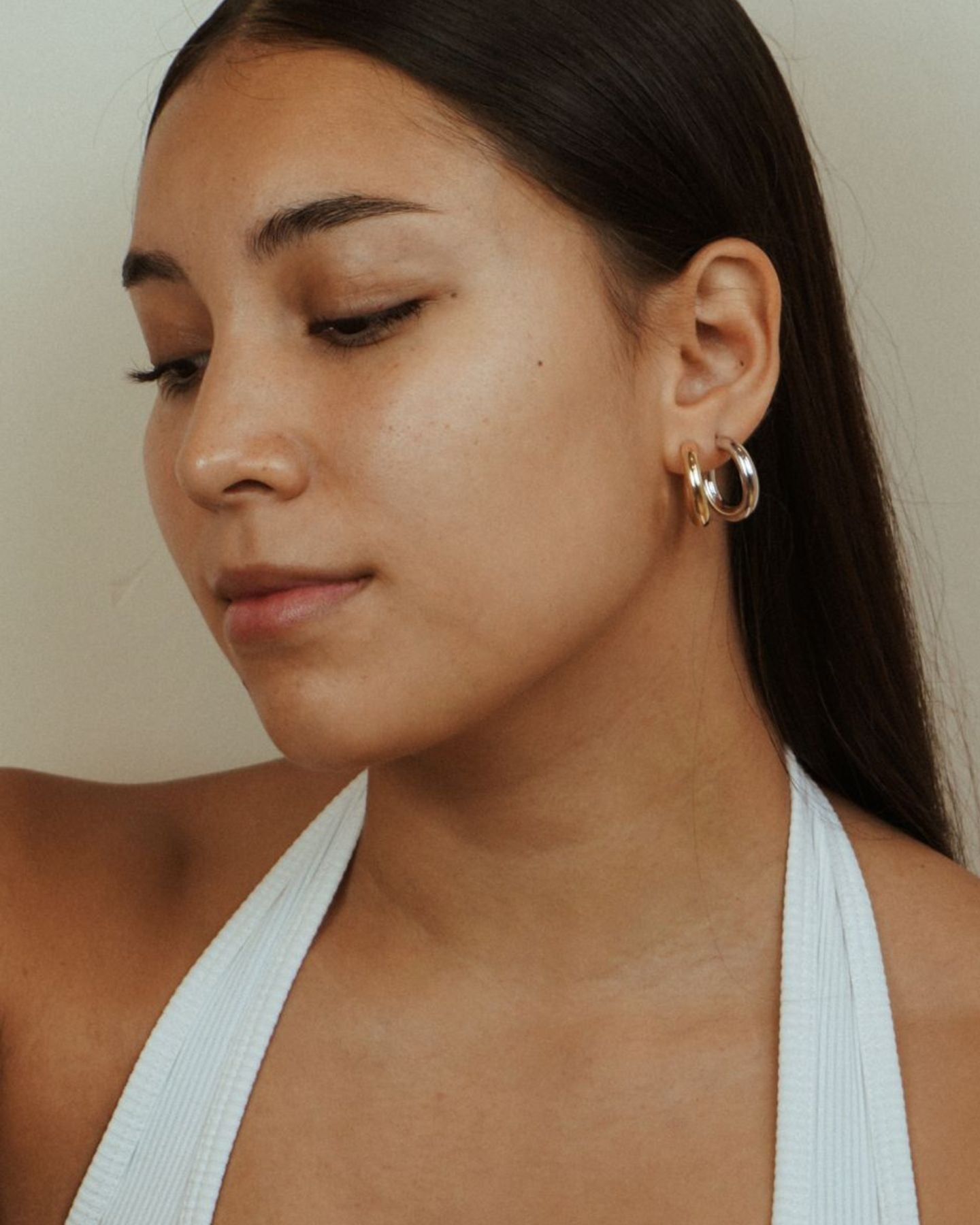 Bold'n'Basic Hoops Silver