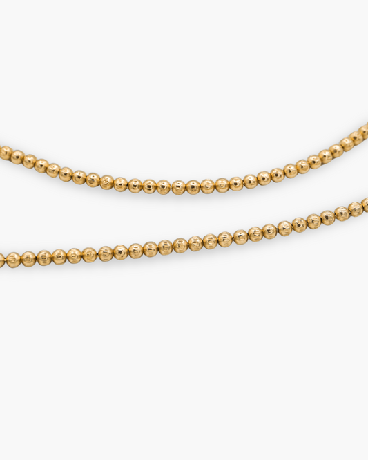 Bubbly Beads Bracelet Gold Vermeil