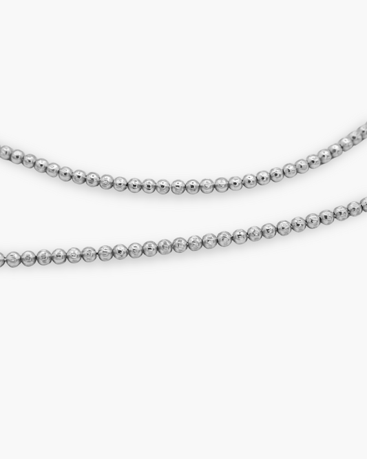 Lil Bubbles Chain Silver