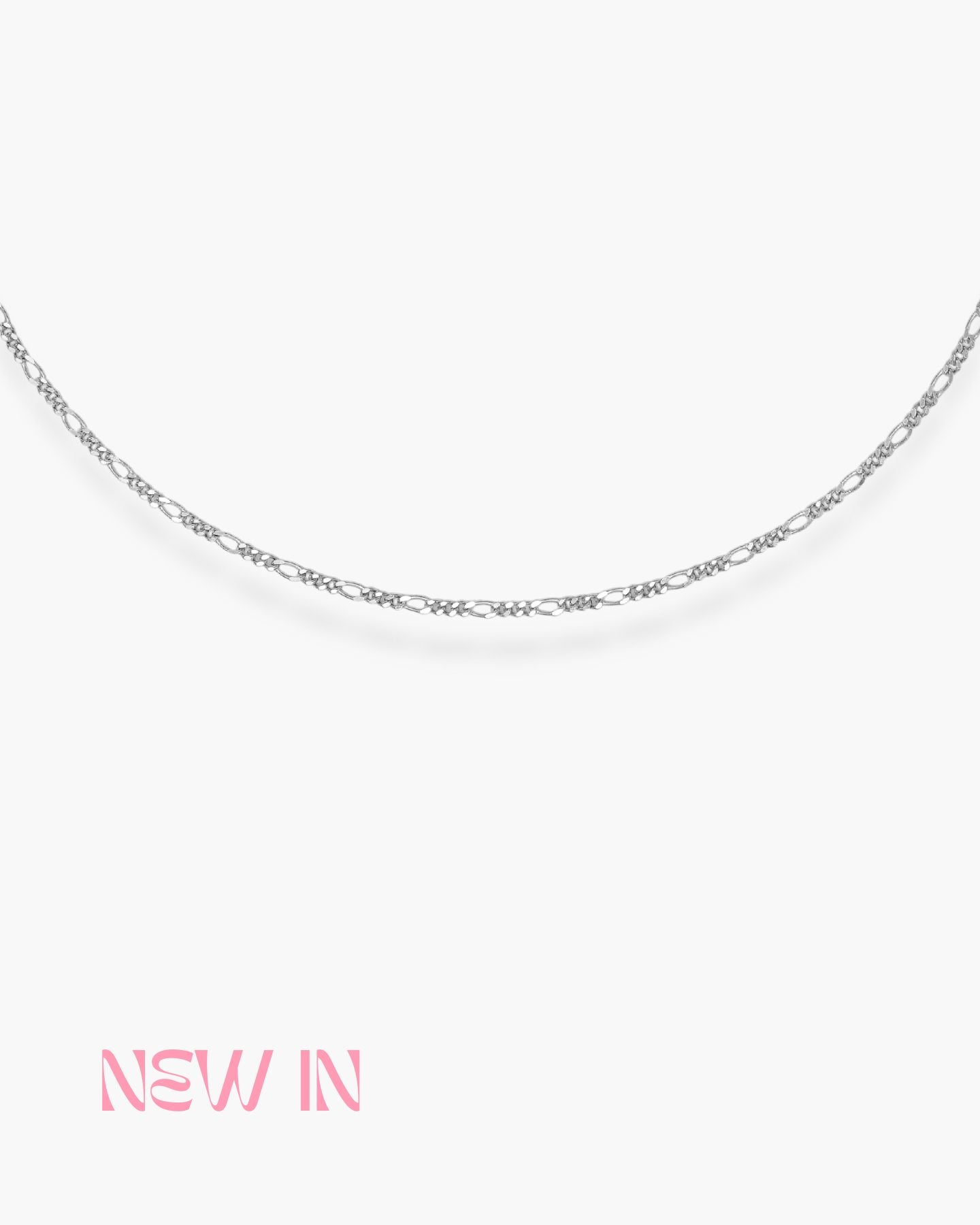 Flirty Figaro Necklace Silver