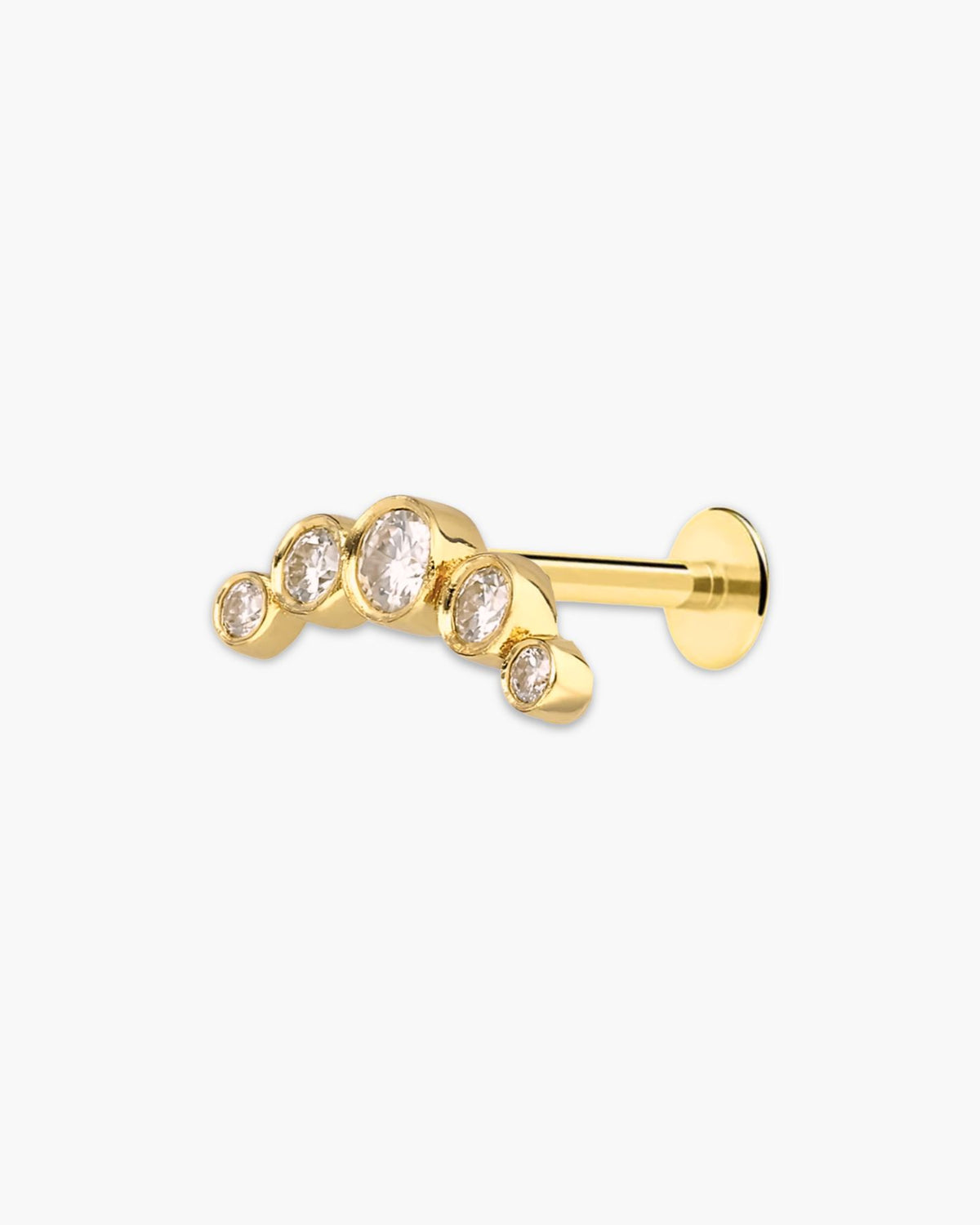 Glitter Bow Piercing Gold