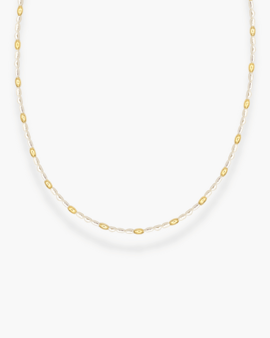 Goldy Pearl Necklace