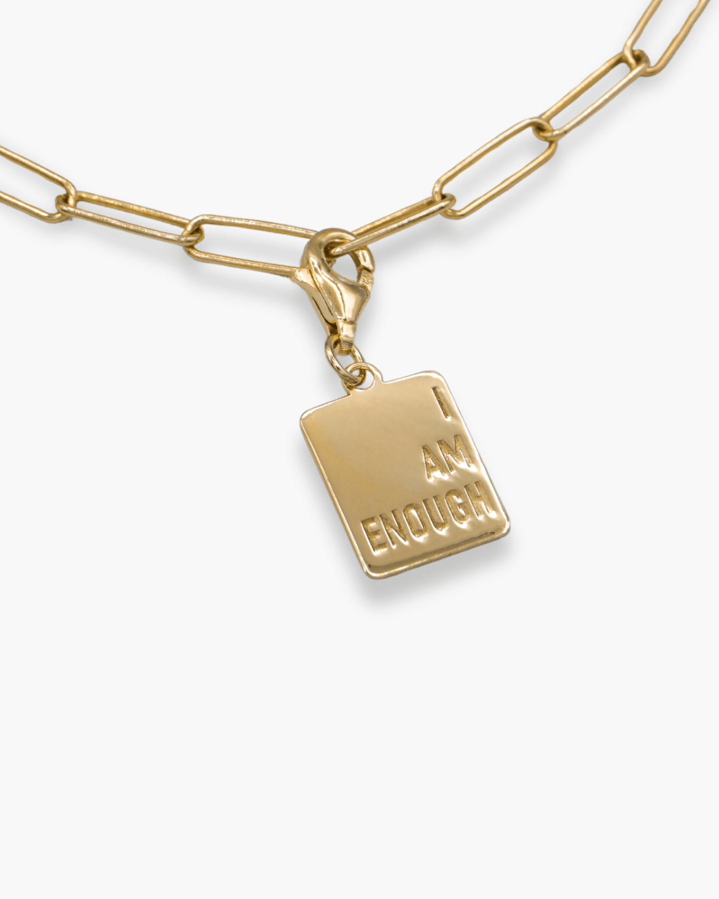 I Am Enough Necklace Gold