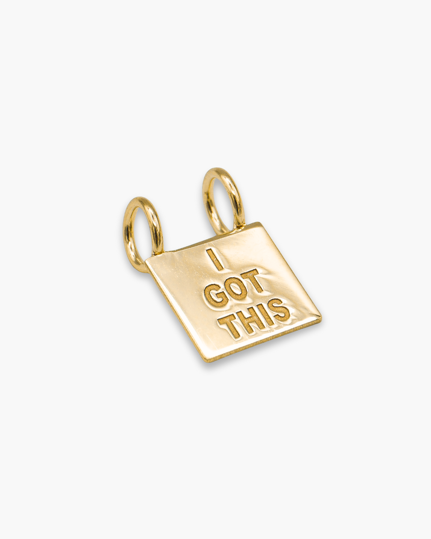 I Got This Necklace Charm Gold