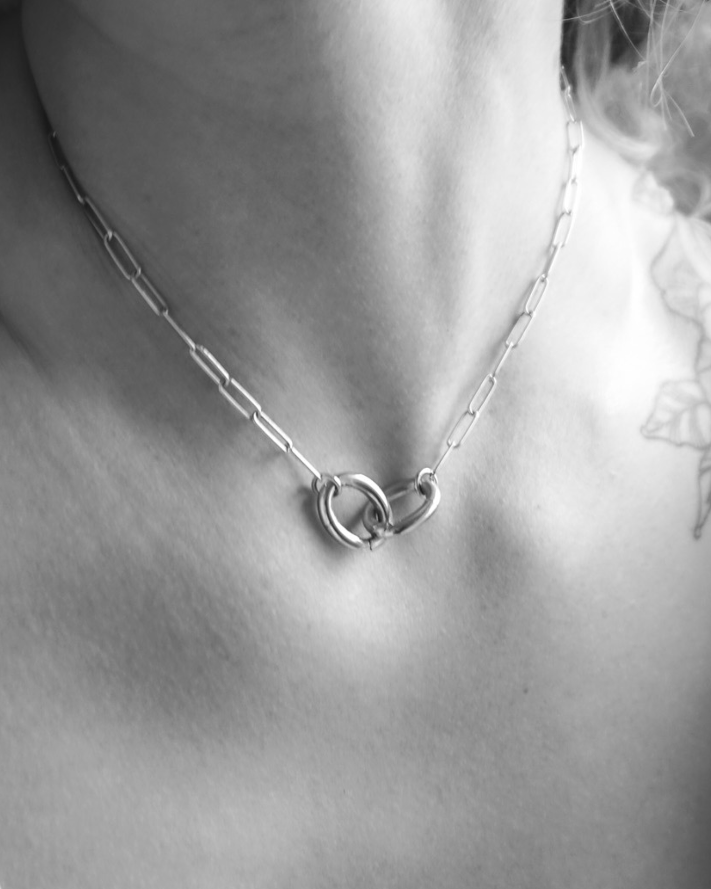 Infinite Love Necklace Silver