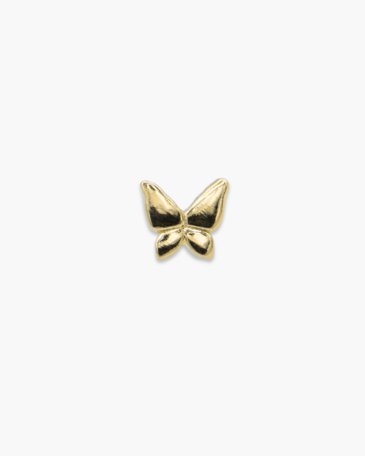 Single Lil Butterfly Stud Gold