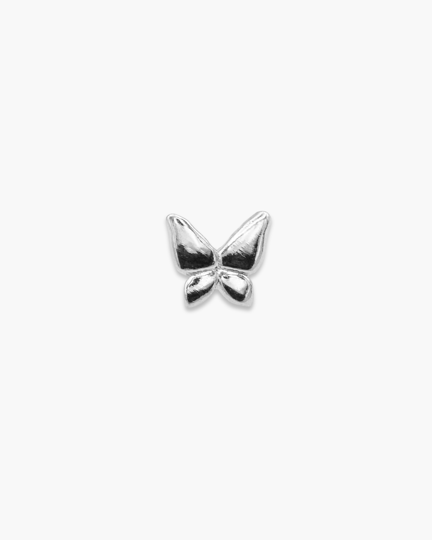 Single Lil Butterfly Stud Silver