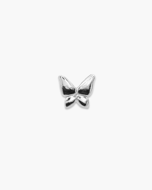 Single Lil Butterfly Stud Silver