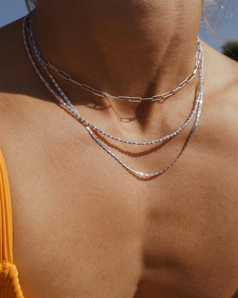 Lil Hotness Necklace Silver