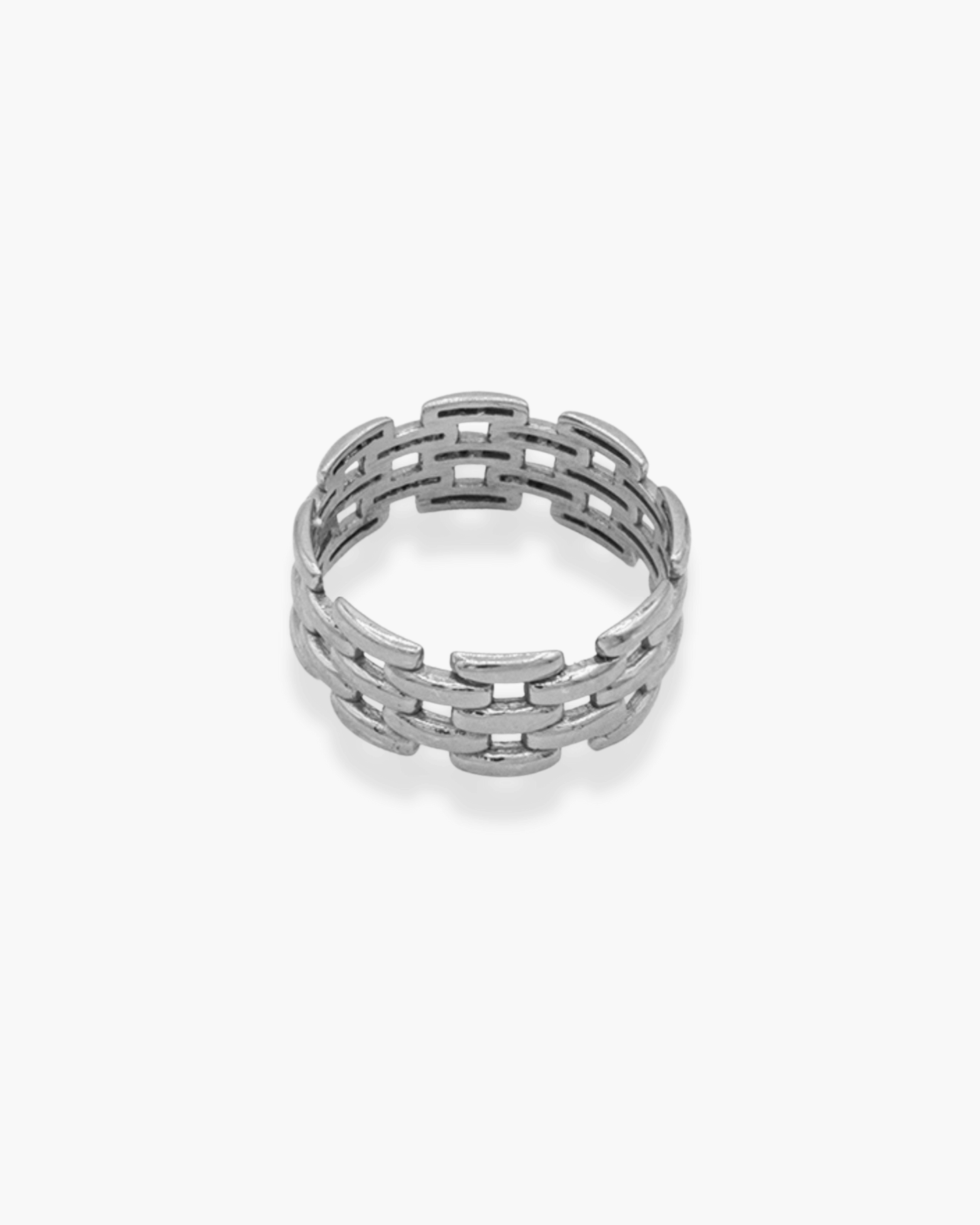 Linked Souls Ring Silver