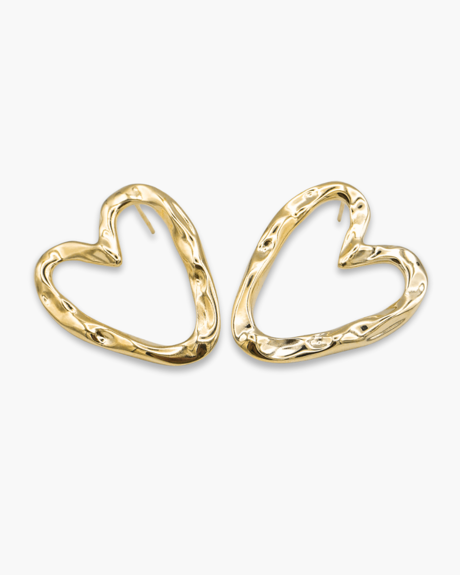 Love Never Dies Ear Studs Gold