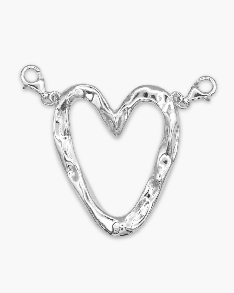 Love Never Dies Necklace Closure Silver