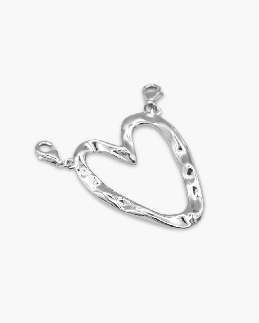 Love Never Dies Necklace Closure Silver