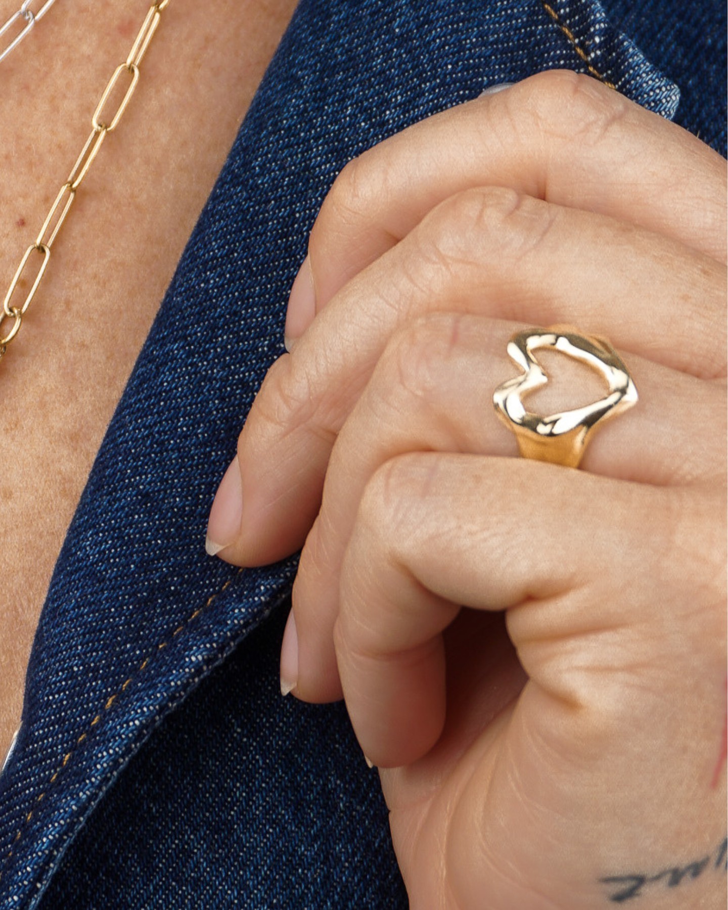 Love Never Dies Ring Gold