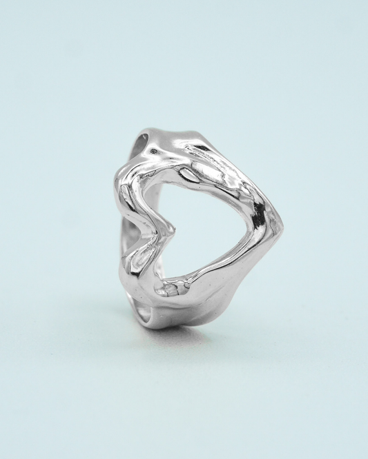 Love Never Dies Ring Silver