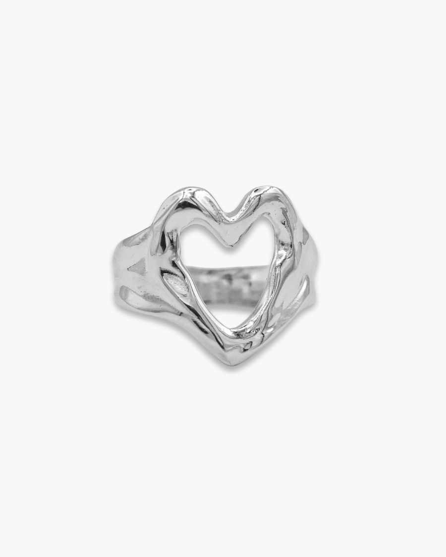 Love Never Dies Ring Silver