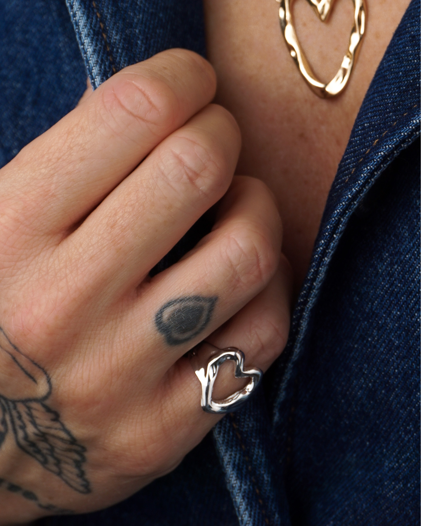 Love Never Dies Ring Silver