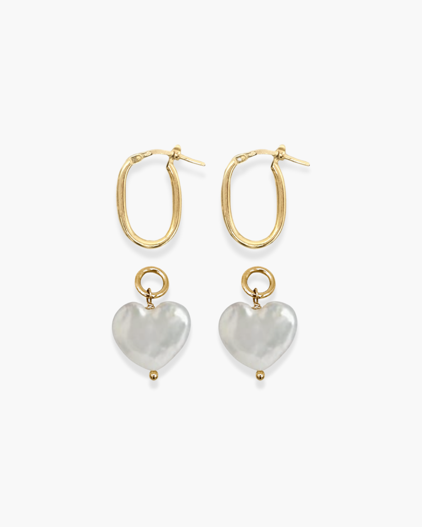 Lovey Dovey Pearl Charms Gold