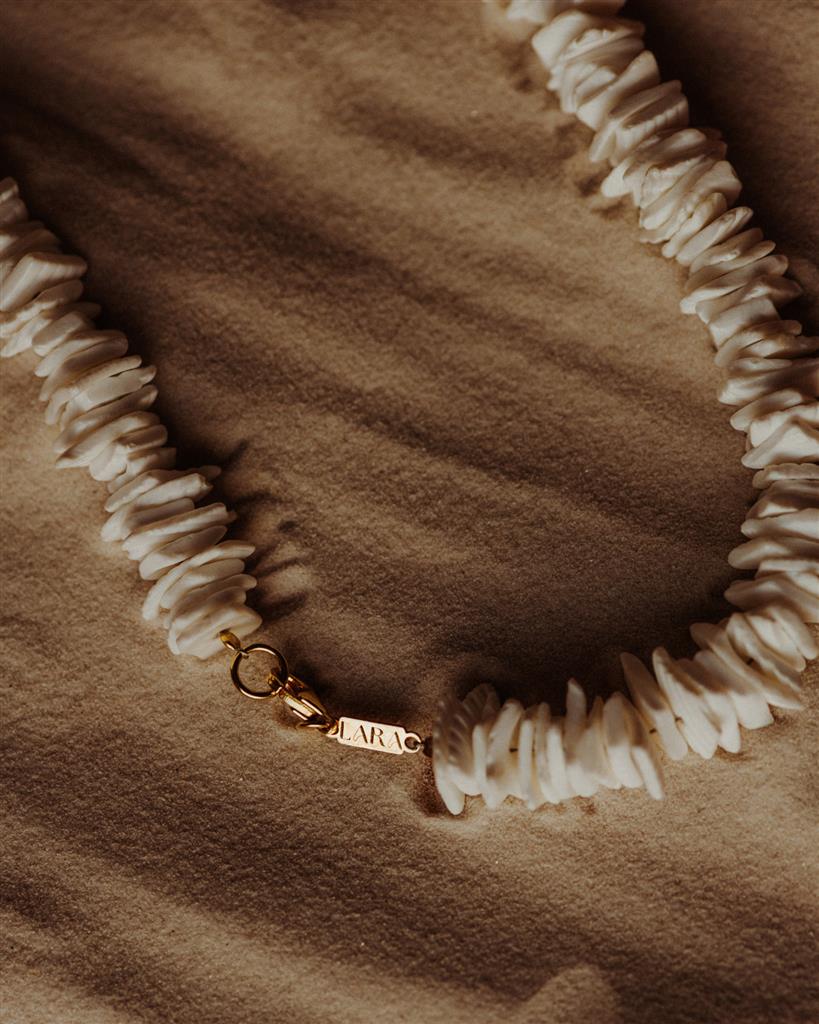 Ocean Brittle Necklace Gold