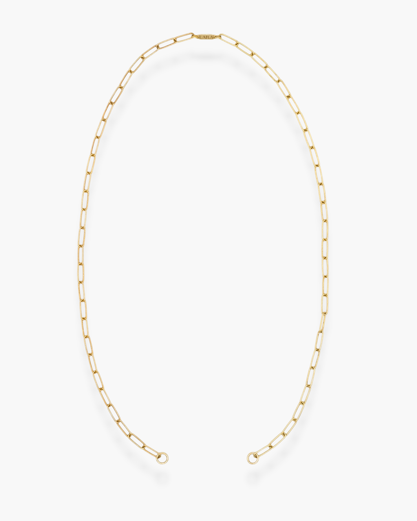 Open Front Necklace Gold