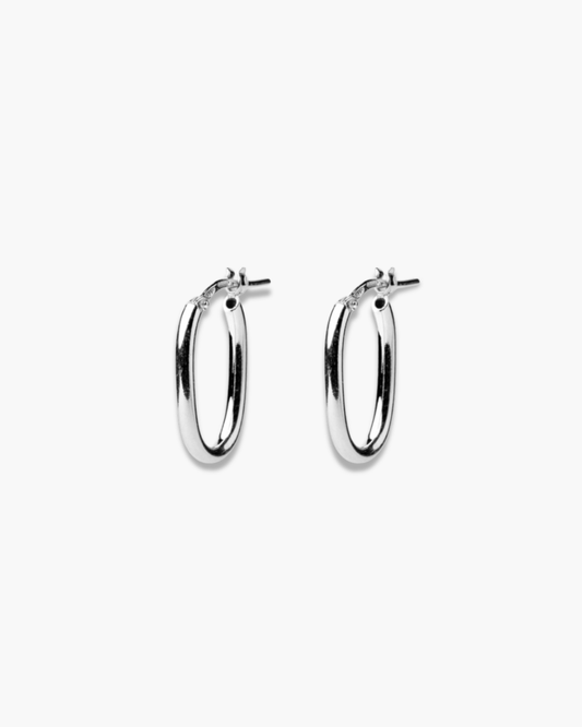 Oh(!)val Hoops Silver