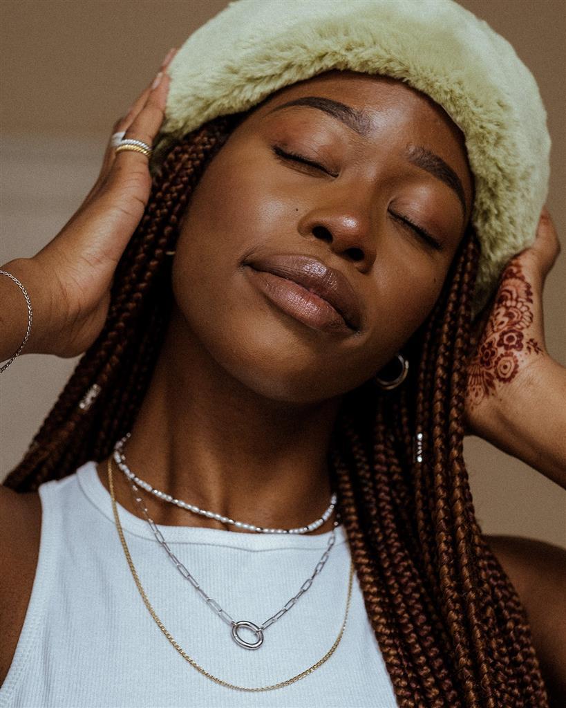 Open Front Necklace Silver