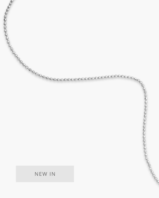 Tiny Dottie Chain Silver
