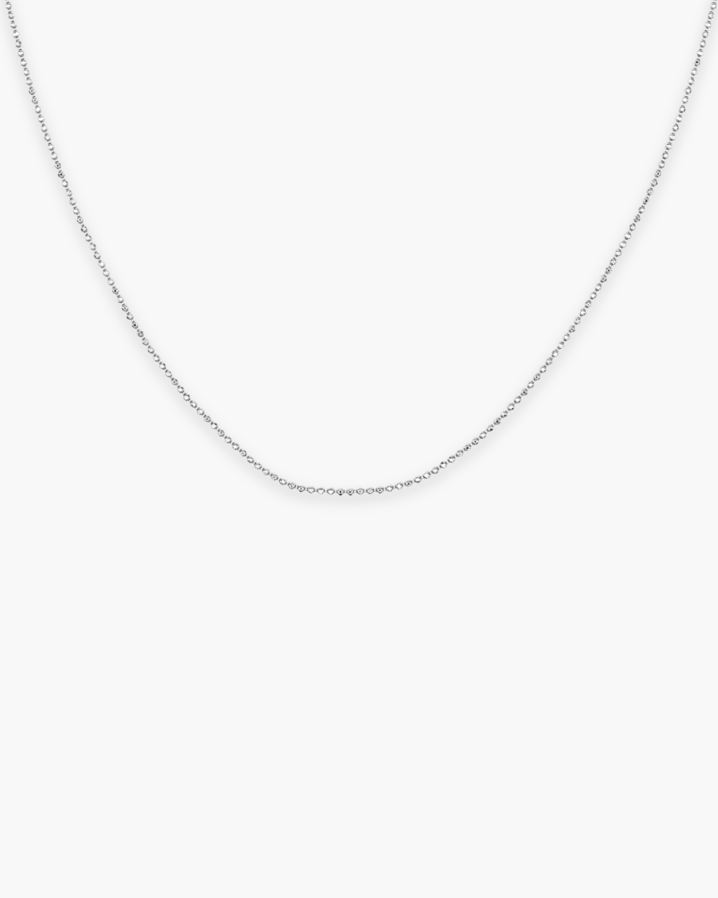 Tiny Dottie Chain Silver