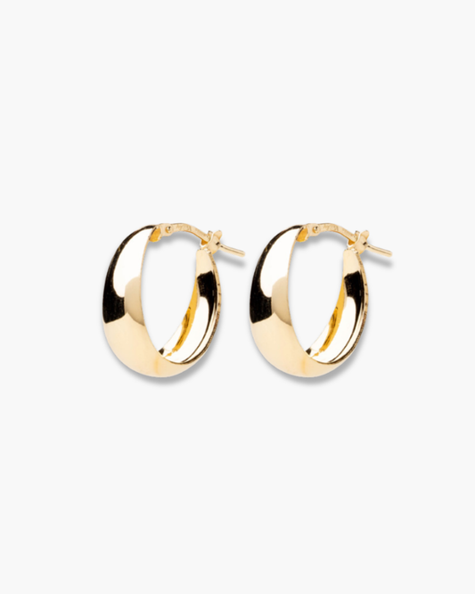 Trianglish Bold Hoops S Gold