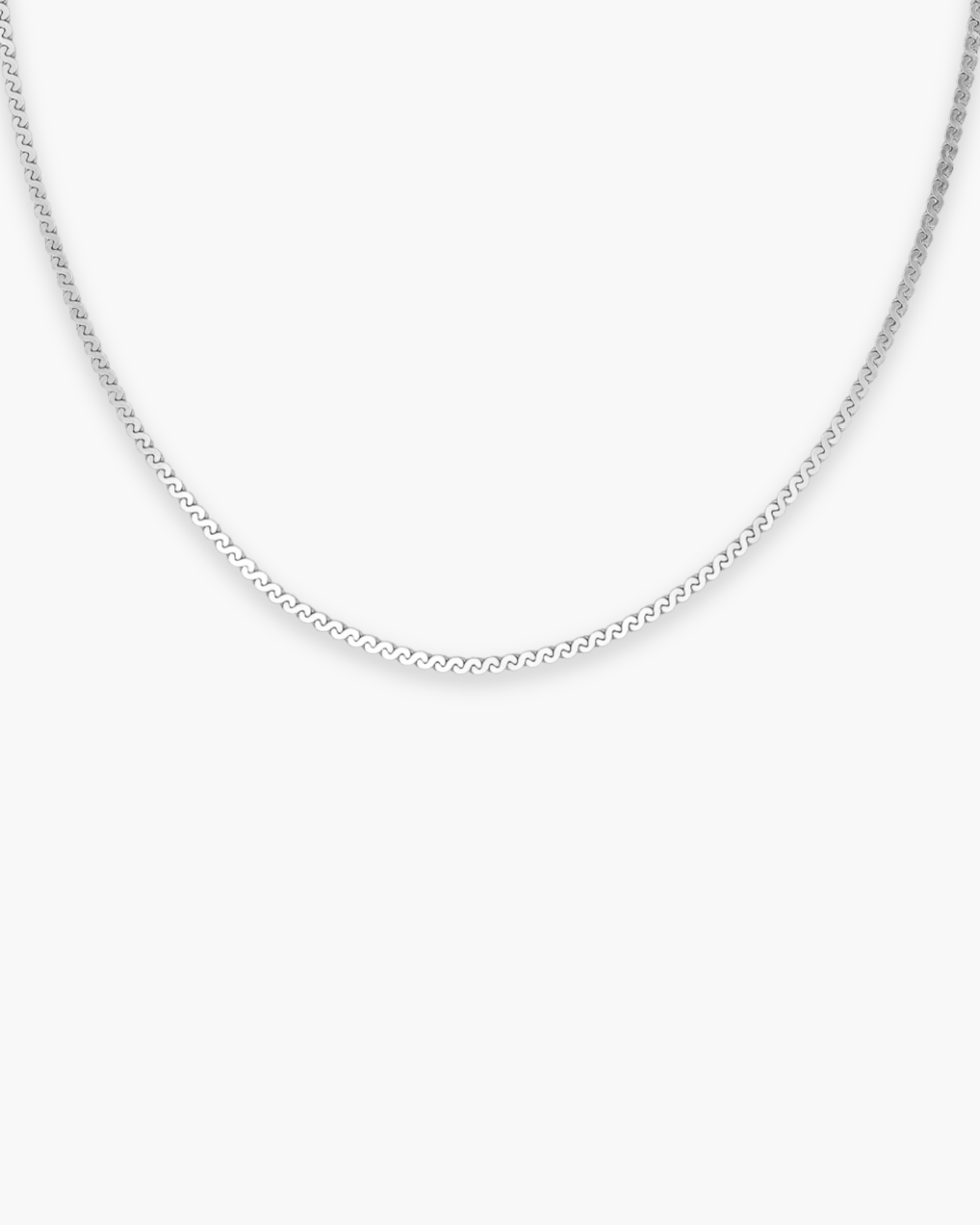 Wave After Wave Chain Silver