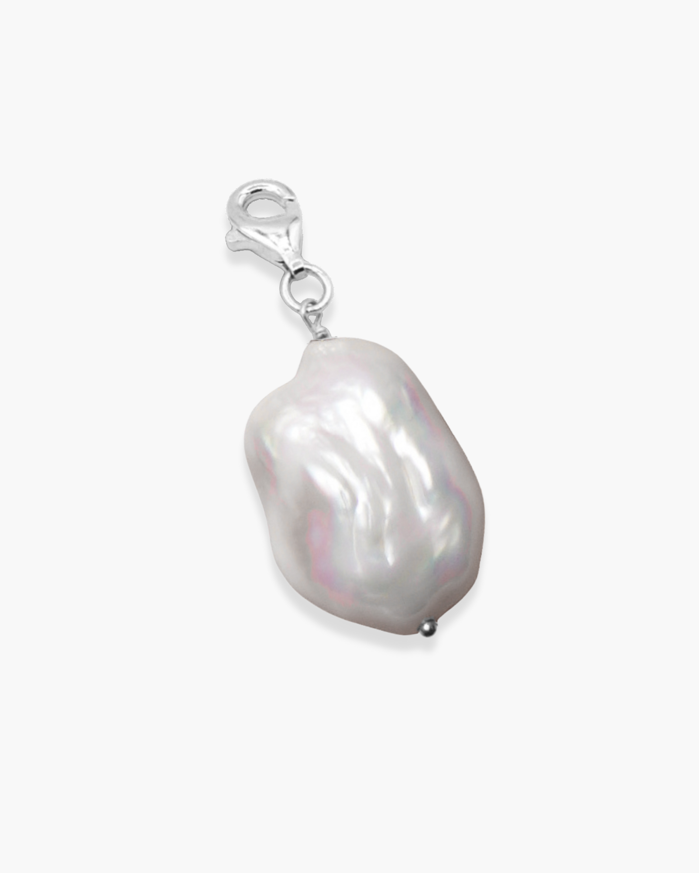 Whim Of Nature Pearl Necklace Charm Silver