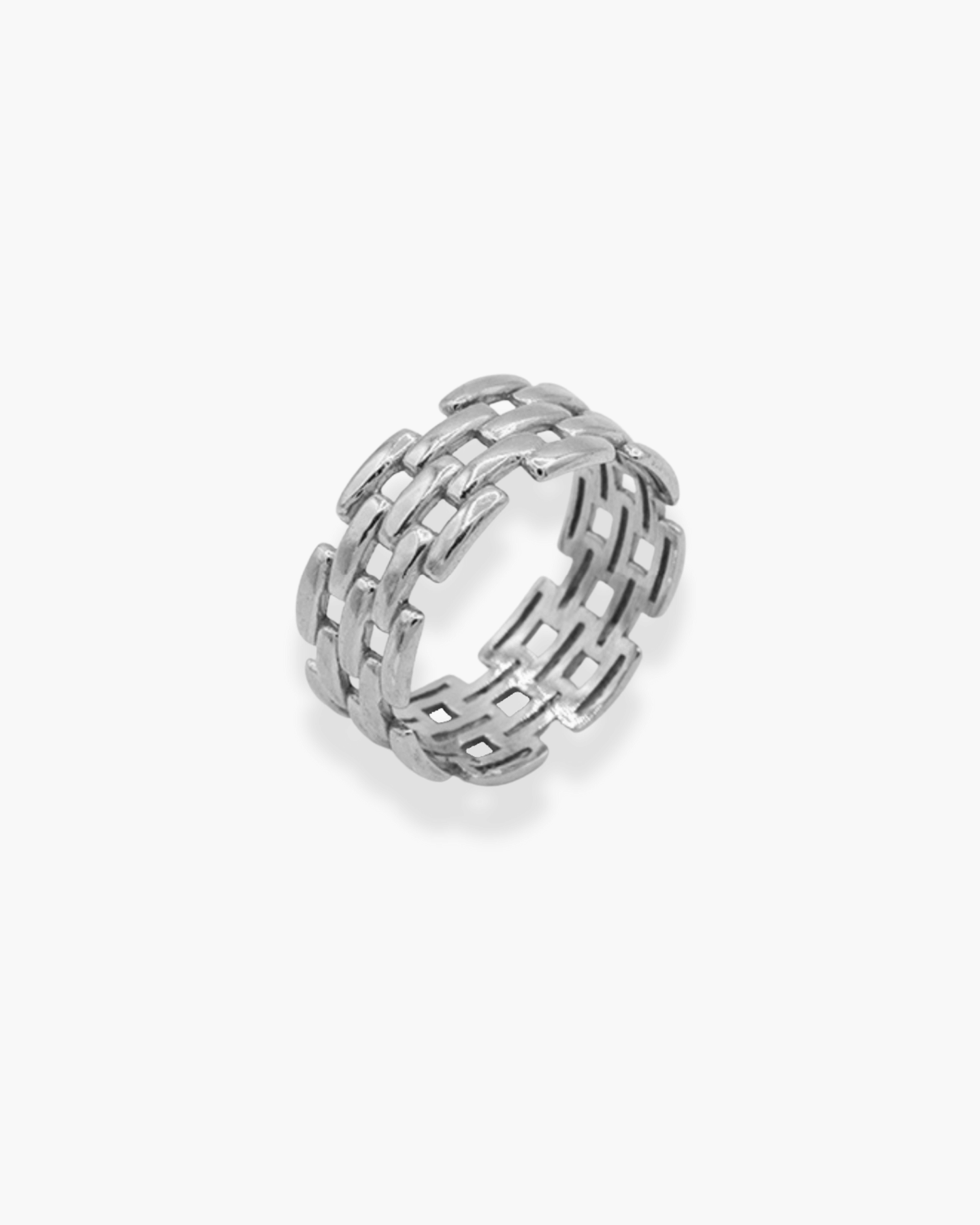 Linked Souls Ring Silver