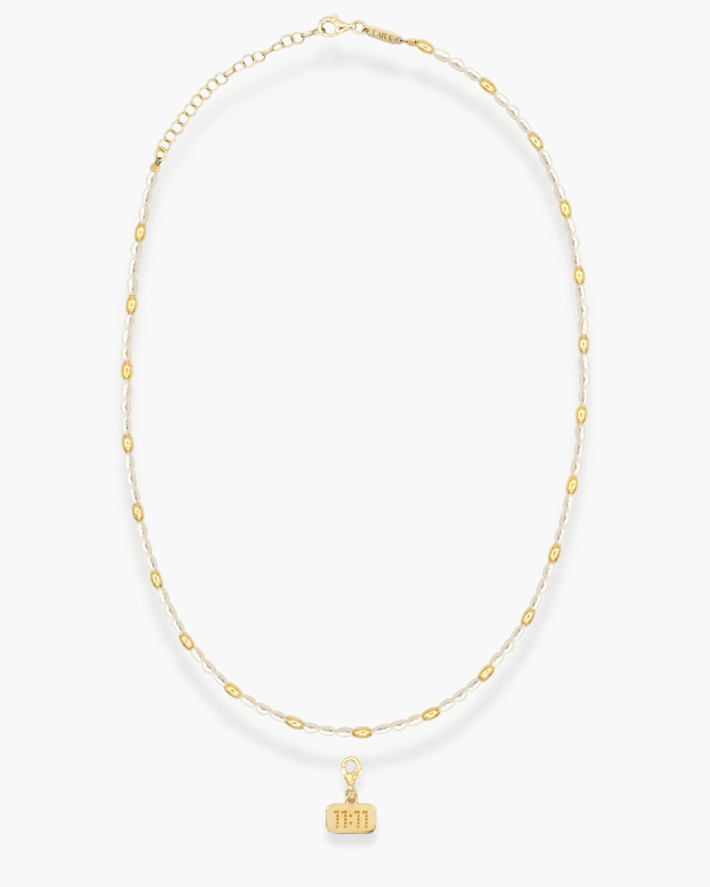 Make A Wish Pearl Necklace Gold