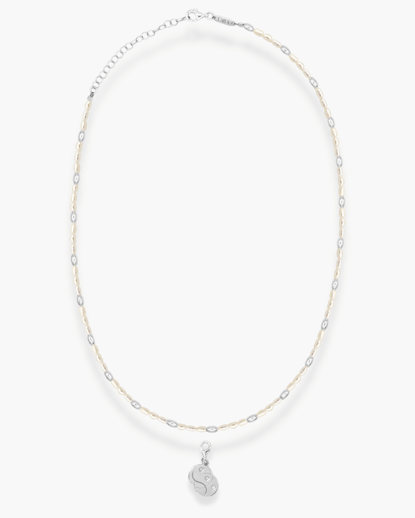 mOOdy Pearl Necklace Silver