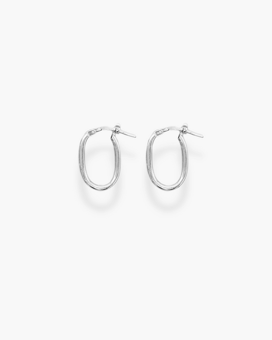 Oh(!)val Hoops Silver