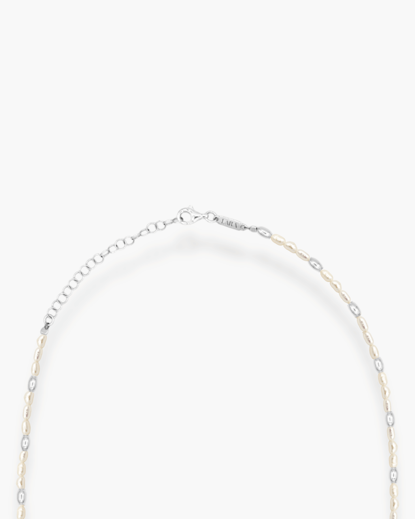Make A Wish Pearl Necklace Silver
